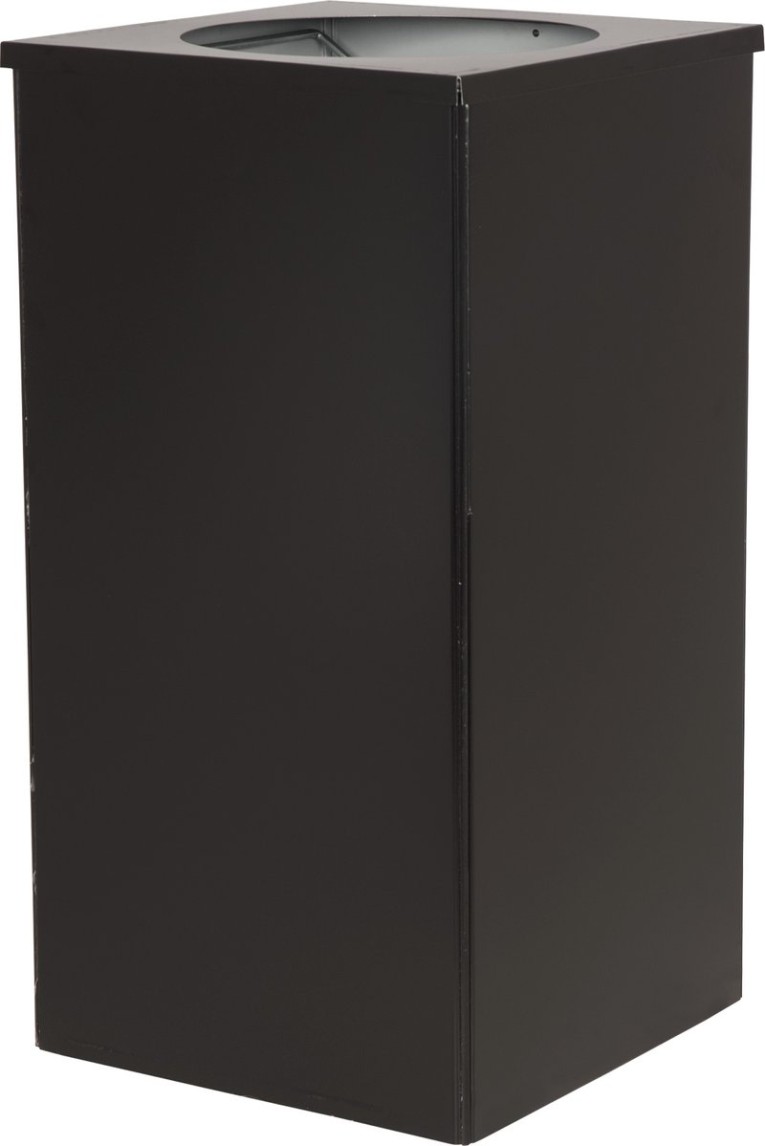 Урна 80 литров Квадро-24 черный купить в Ростове-на-Дону Урна 80 литров Квадро-24 черный купить в Ростове-на-Дону