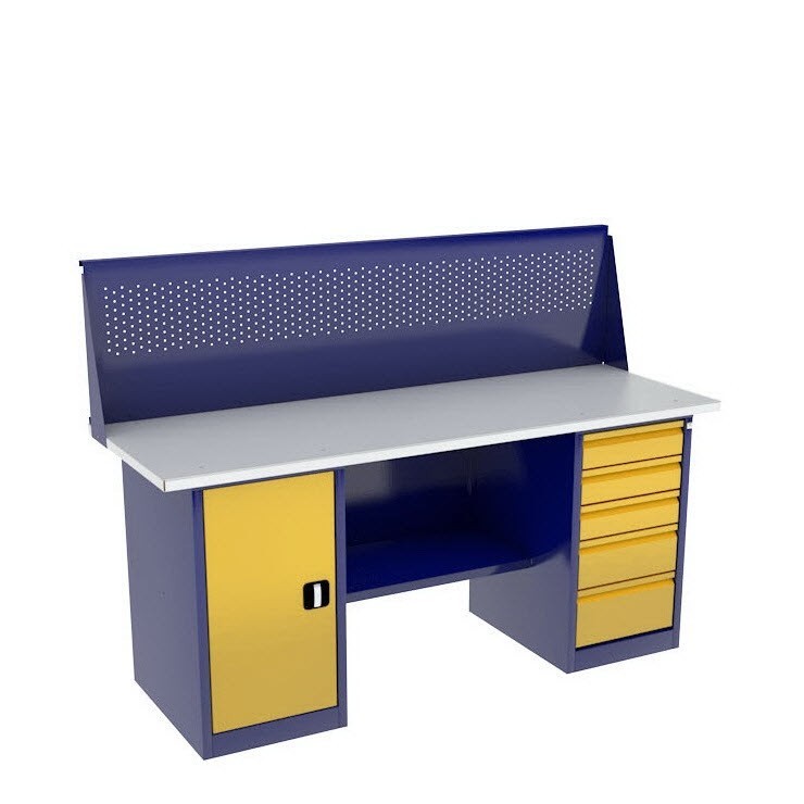 Верстак с тумбой и драйвером ВП-4Т/1,6 с экраном купить в Ростове-на-Дону Верстак с тумбой и драйвером ВП-4Т/1,6 с экраном купить в Ростове-на-Дону