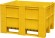 BoxPallet 1200х1000х740 мм сплошной желтый купить в Ростове-на-Дону