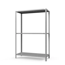 Стеллаж ТС Лайт с перф. полками 1500х1000х400 3 полки Стеллаж ТС Лайт с перф. полками 1500х1000х400 3 полки