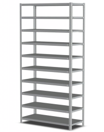 Стеллаж MS Strong 1600х700х400 10 полок