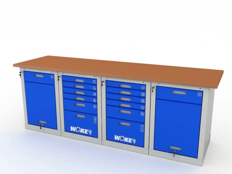 Верстак четырехтумбовый WOKER PRO 42662.2400 купить в Ростове-на-Дону Верстак четырехтумбовый WOKER PRO 42662.2400 купить в Ростове-на-Дону