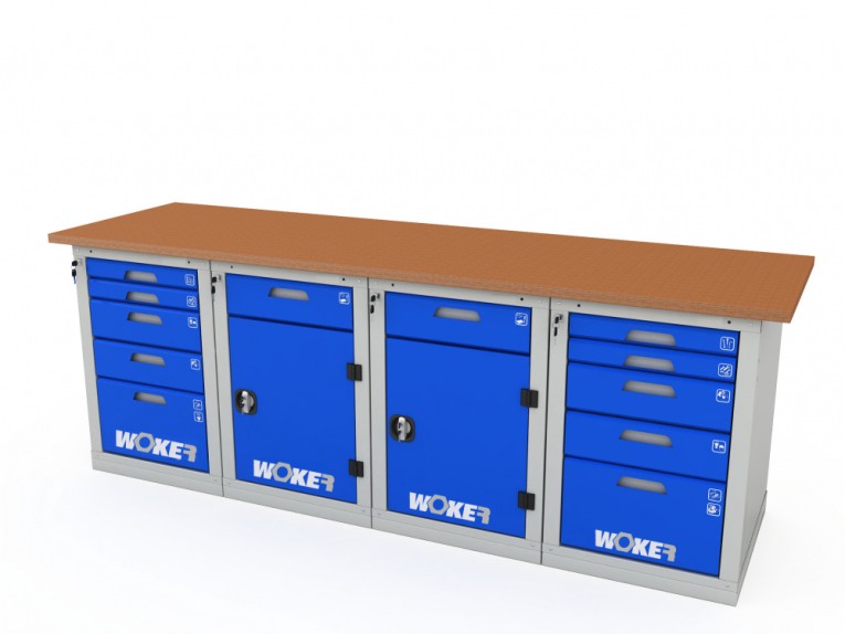 Верстак четырехтумбовый WOKER PRO 45225.2400 купить в Ростове-на-Дону Верстак четырехтумбовый WOKER PRO 45225.2400 купить в Ростове-на-Дону