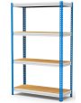 Стеллаж металлический МКФ 2500х1820х760 4 полки Стеллаж металлический МКФ 2500х1820х760 4 полки