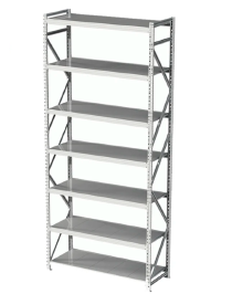 Стеллаж MS Profi 2500х1800х600 7 полок Стеллаж MS Profi 2500х1800х600 7 полок