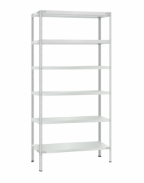 Стеллаж металлический Титан МС-500 2400х1000х300 6 полок Стеллаж металлический Титан МС-500 2400х1000х300 6 полок