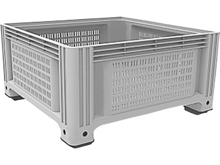 D-Box 1130 P 1130x1130x580 мм перфорированный серый на ножках купить в Ростове-на-Дону