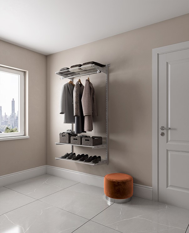 Гардеробная система Практик Home Basic G90 белая купить в Ростове-на-Дону