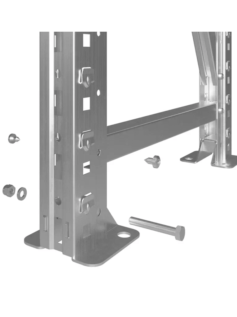 Стеллаж MS U 2000x1200x400 9 полок (280 кг, металл) купить в Ростове-на-Дону