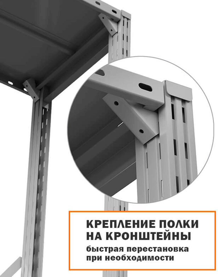 Стеллаж ТСУ 3500x1000x600 8 полок (300 кг, металл) купить в Ростове-на-Дону Стеллаж ТСУ 3500x1000x600 8 полок (300 кг, металл) купить в Ростове-на-Дону