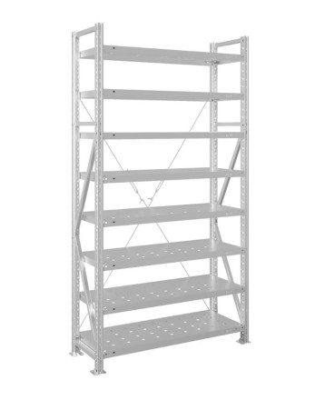 Стеллаж MS U 3000x1500x400 8 полок (150 кг, перф) купить в Ростове-на-Дону