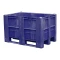 BoxPallet 1200х800х740 мм синий сплошной