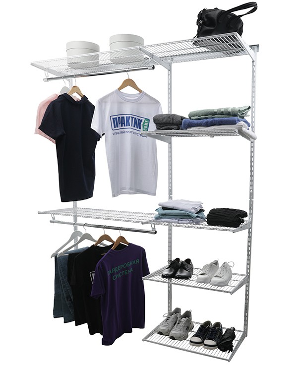 Гардеробная система Практик Home Optima G150 белая купить в Ростове-на-Дону Гардеробная система Практик Home Optima G150 белая купить в Ростове-на-Дону