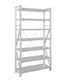 Стеллаж MS U 3000x1000x1000 7 полок (200 кг, перф)