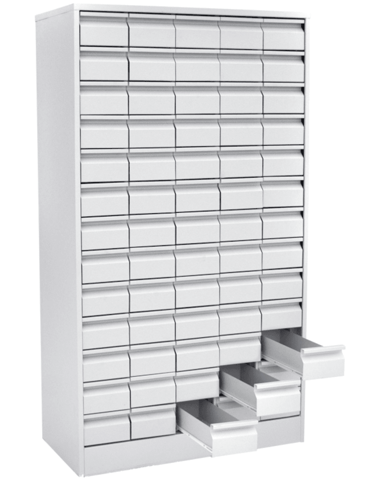 Шкаф картотечный для библиотечных карточек (65 ящиков) купить в Ростове-на-Дону