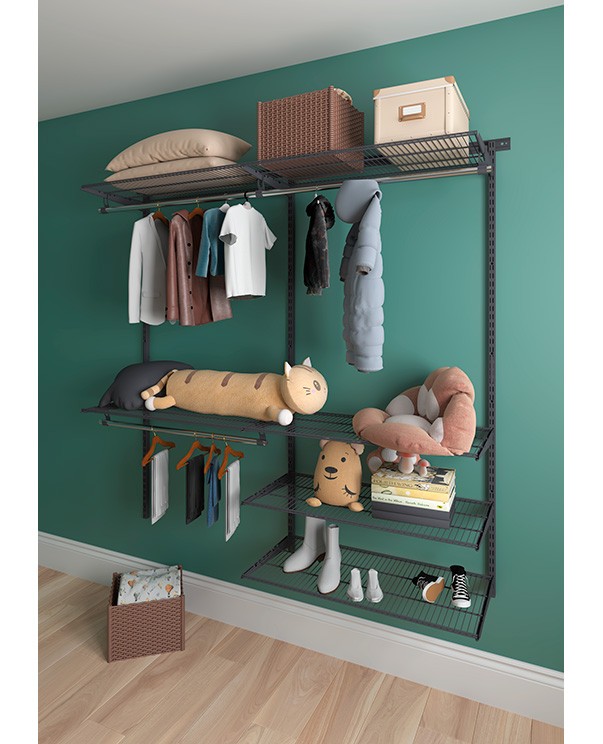 Гардеробная система Практик Home Optima G180 графит купить в Ростове-на-Дону Гардеробная система Практик Home Optima G180 графит купить в Ростове-на-Дону