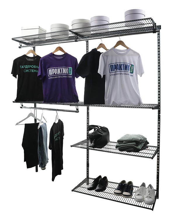 Гардеробная система Практик Home Optima G180 графит купить в Ростове-на-Дону Гардеробная система Практик Home Optima G180 графит купить в Ростове-на-Дону