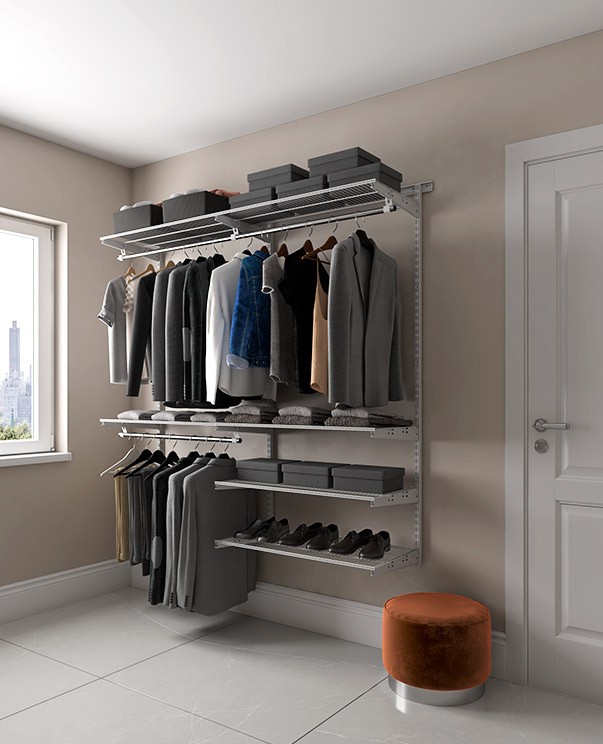 Гардеробная система Практик Home Optima G180 графит купить в Ростове-на-Дону Гардеробная система Практик Home Optima G180 графит купить в Ростове-на-Дону