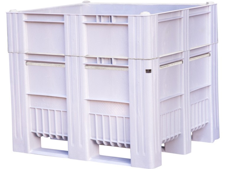 BoxPallet 1200x1000x1035 мм сплошной на полозьях серый купить в Ростове-на-Дону