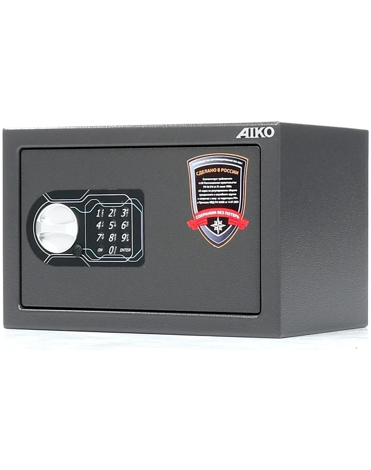 Сейф для пистолета Aiko TT-200 EL, закрытый вид справа
