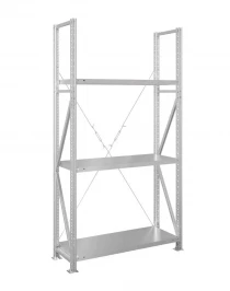 Стеллаж MS U 3000x1200x500 3 полки (400 кг, металл) Стеллаж MS U 3000x1200x500 3 полки (400 кг, металл)