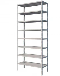 Стеллаж MS Standart 1600х1000х500 8 полок Стеллаж MS Standart 1600х1000х500 8 полок