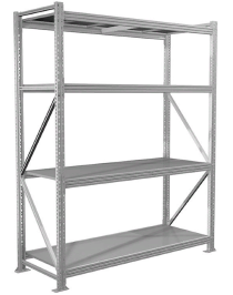 Стеллаж MS Profi 2500х1200х500 4 полки Стеллаж MS Profi 2500х1200х500 4 полки