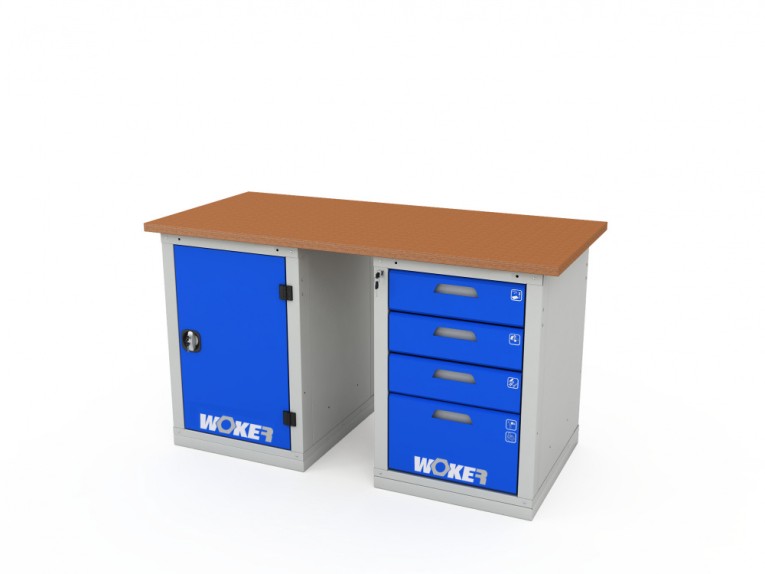 Верстак двухтумбовый WOKER PRO 2104.1500 купить в Ростове-на-Дону