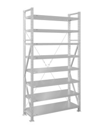 Стеллаж MS U 2500x700x600 8 полок (300 кг, металл)