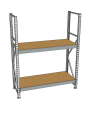 Стеллаж грузовой СГР 3000x1200x800 2 полки (ДСП) Стеллаж грузовой СГР 3000x1200x800 2 полки (ДСП)
