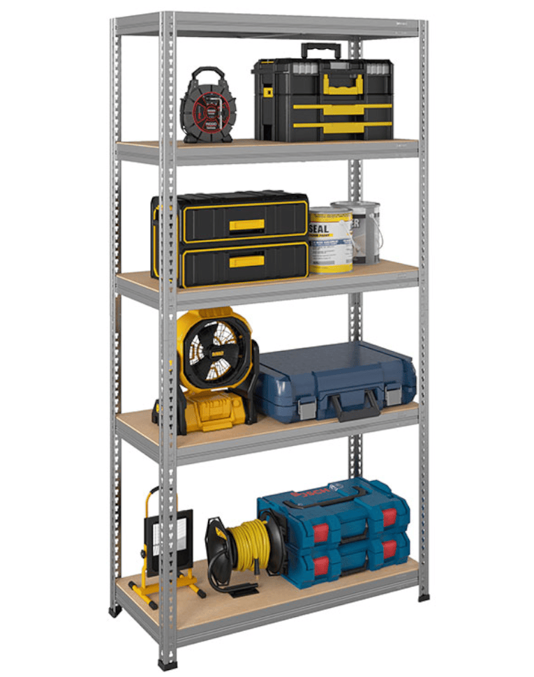 Стеллаж быстросборный ЛОФТ (SBL) 1800x900x450 5 полок (цинк) купить в Ростове-на-Дону Стеллаж быстросборный ЛОФТ (SBL) 1800x900x450 5 полок (цинк) купить в Ростове-на-Дону