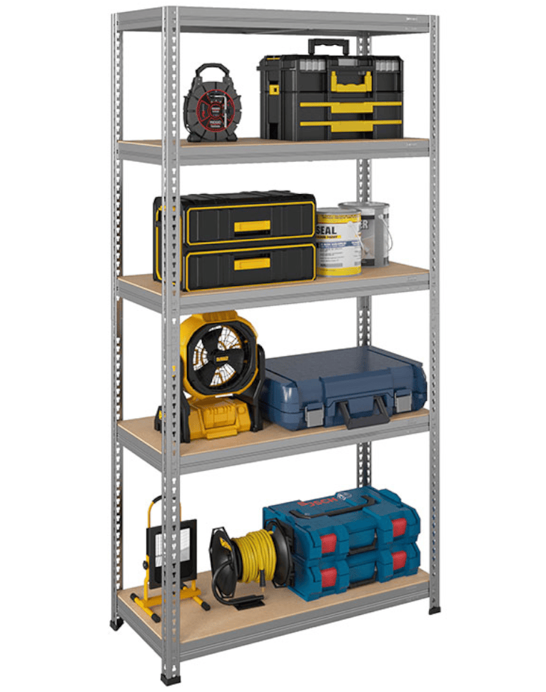 Стеллаж быстросборный ЛОФТ (SBL) 1800x1200x400 5 полок (цинк) купить в Ростове-на-Дону Стеллаж быстросборный ЛОФТ (SBL) 1800x1200x400 5 полок (цинк) купить в Ростове-на-Дону