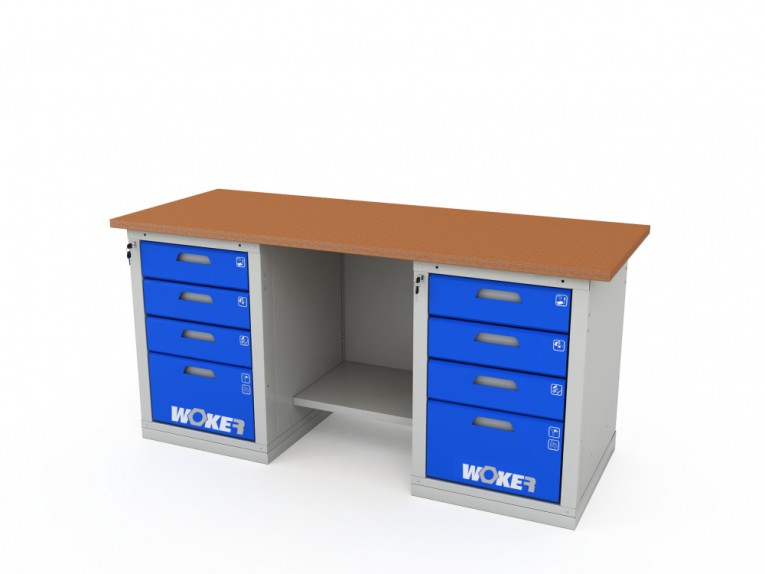 Верстак двухтумбовый WOKER PRO 2404.1800 купить в Ростове-на-Дону