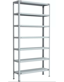 Стеллаж металлический Титан МС-500 2200х1200х400 7 полок Стеллаж металлический Титан МС-500 2200х1200х400 7 полок