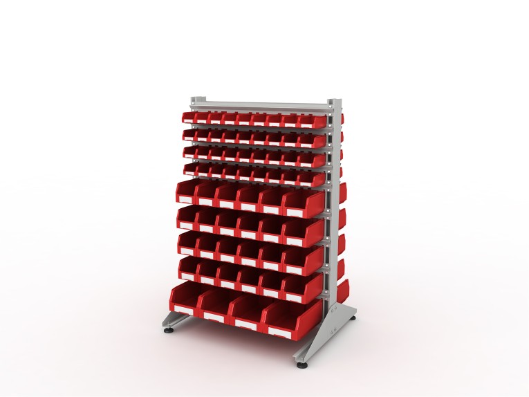 Стеллаж для пластиковых лотков SORTEX двухсторонний 1500x1000x800.05 купить в Ростове-на-Дону Стеллаж для пластиковых лотков SORTEX двухсторонний 1500x1000x800.05 купить в Ростове-на-Дону