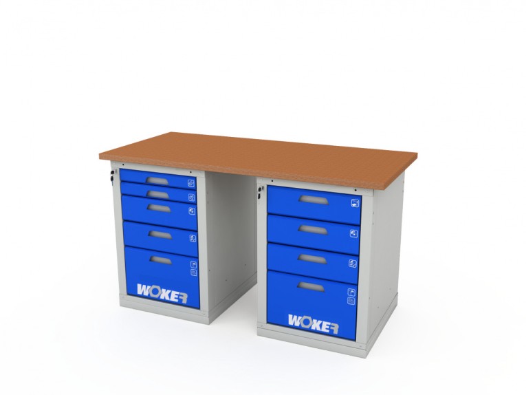 Верстак двухтумбовый WOKER PRO 2505.1500 купить в Ростове-на-Дону