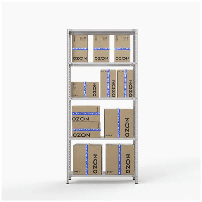 Стеллаж ПВЗ Озон 2000х1000х400 5 полок купить в Ростове-на-Дону