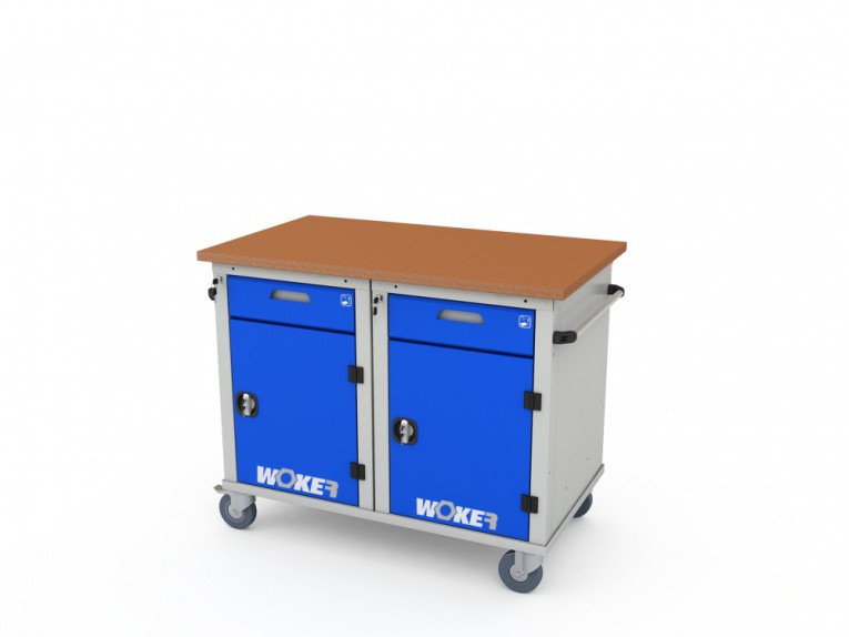 Верстак мобильный двухтумбовый WOKER PRO 2202.1200 купить в Ростове-на-Дону