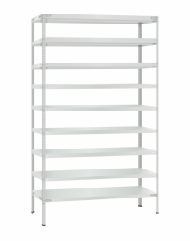 Стеллаж металлический Титан МС-500 2400х1200х500 9 полок Стеллаж металлический Титан МС-500 2400х1200х500 9 полок