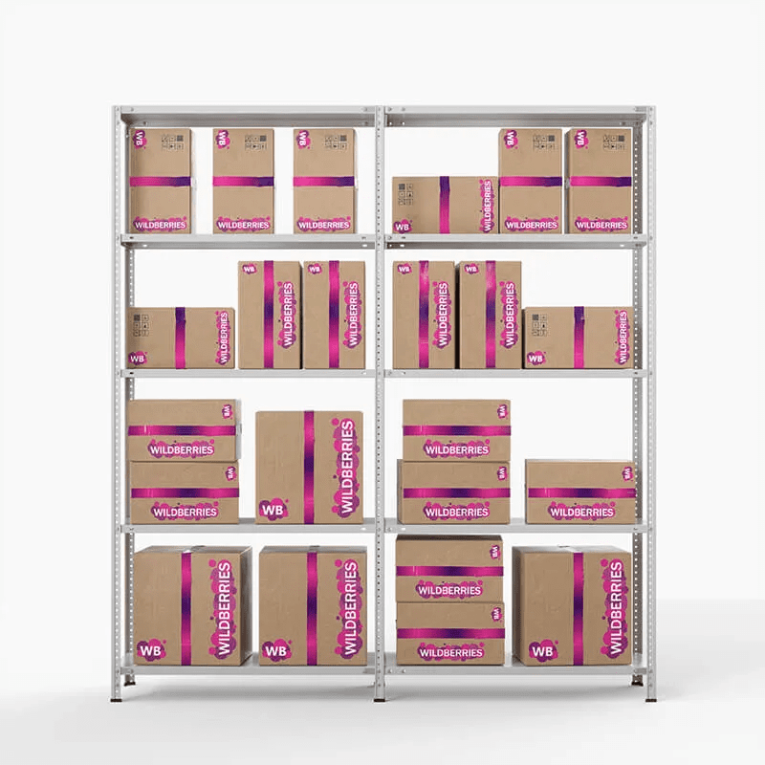 Стеллаж ПВЗ Wildberries 2000х2000х400 5 полок купить в Ростове-на-Дону