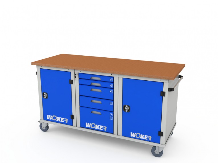 Верстак мобильный трехтумбовый WOKER PRO 3151.1800 купить в Ростове-на-Дону Верстак мобильный трехтумбовый WOKER PRO 3151.1800 купить в Ростове-на-Дону