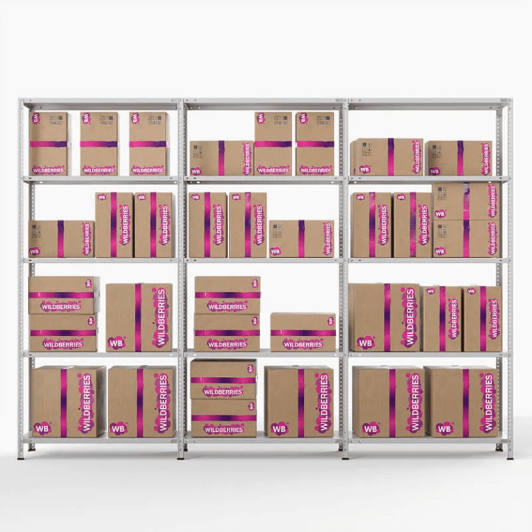 Стеллаж ПВЗ Wildberries 2000х3000х400 5 полок купить в Ростове-на-Дону