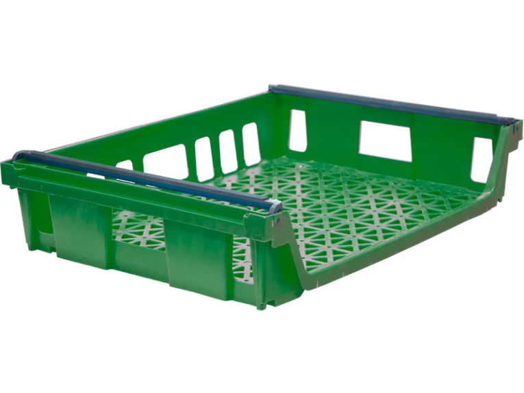 Ящик 744х557х167 со складываемыми ручками зелёный купить в Ростове-на-Дону Ящик 744х557х167 со складываемыми ручками зелёный купить в Ростове-на-Дону