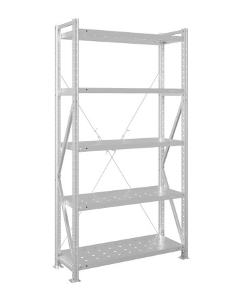Стеллаж MS U 2500x1200x500 5 полок (280 кг, перф) купить в Ростове-на-Дону