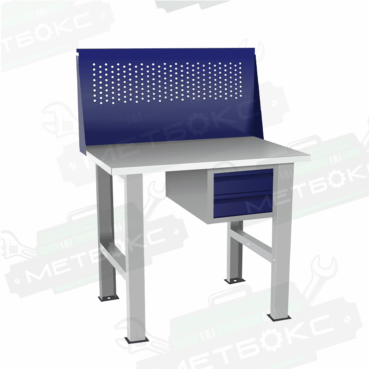 Верстак бестумбовый с подвесным ящиком ВП-Э с экраном купить в Ростове-на-Дону Верстак бестумбовый с подвесным ящиком ВП-Э с экраном купить в Ростове-на-Дону