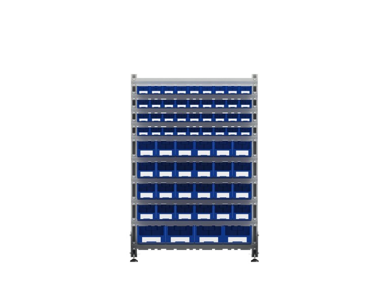 Стеллаж для пластиковых лотков SORTEX односторонний 1500x1000x450.05 купить в Ростове-на-Дону Стеллаж для пластиковых лотков SORTEX односторонний 1500x1000x450.05 купить в Ростове-на-Дону