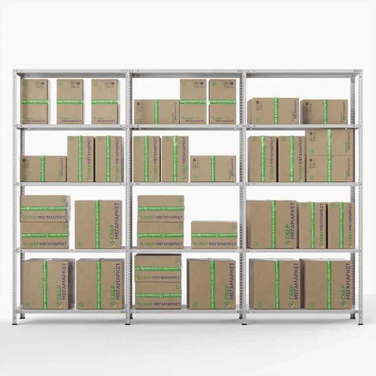 Стеллаж ПВЗ Сбер 2000х3000х400 5 полок купить в Ростове-на-Дону