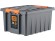 Контейнер особопрочный Rox Box PRO 36 (500х390х250 мм с крышкой и клипсами, антрацит) купить в Ростове-на-Дону