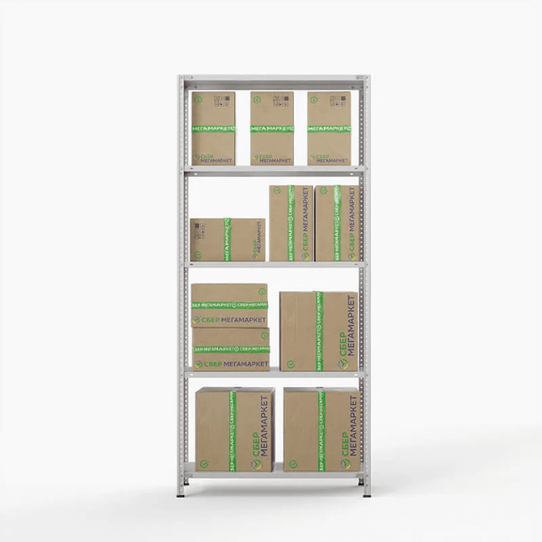 Стеллаж ПВЗ Сбер 2000х1000х400 5 полок купить в Ростове-на-Дону