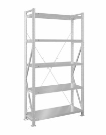 Стеллаж MS U 2000x1500x400 5 полок (200 кг, металл)